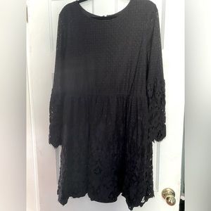 Lane Bryant Black Lace Dress Size 20